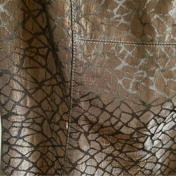 Vintage 90s Alberto Makali brown designer midi sheath dress | Size Small/Med - Picture 10 of 13